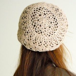 Unique handmade lace hat